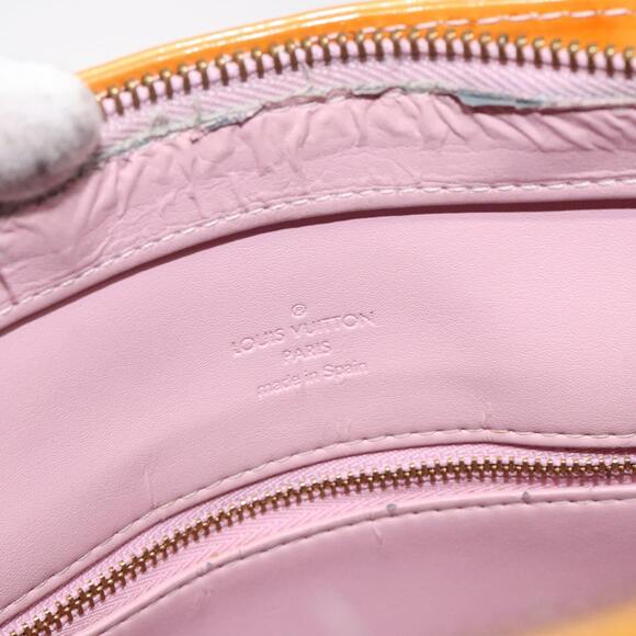 LOUIS VUITTON Monogram Vernis Houston Bag Marshmallow Pink M91302 - Picture 10 of 16